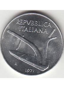 1971 Lire 10 Spiga Fior di Conio Italia
